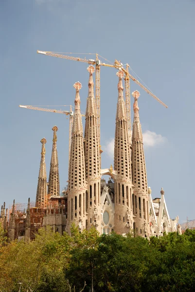 Sagrada familia στη Βαρκελώνη Ισπανία — Φωτογραφία Αρχείου