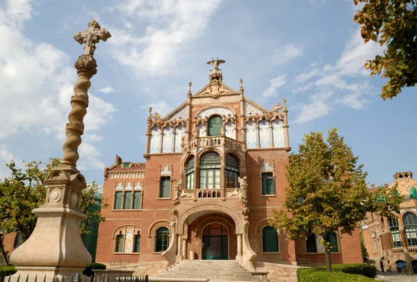 Hospital de la santa creu jag de sant pau, barcelona, Spanien — Stockfoto