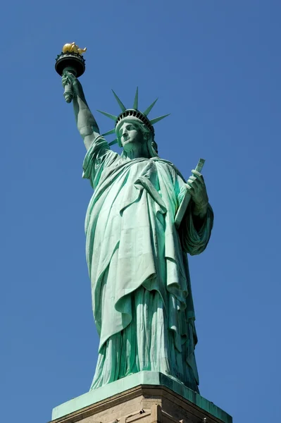 Het Vrijheidsbeeld, New York Stockfoto