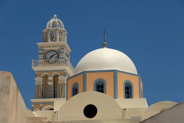 Kerk in santorini, Griekenland — Stockfoto