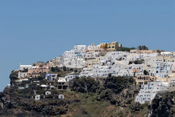 ティーラ島、サントリーニ島、ギリシャの主要な町 — ストック写真