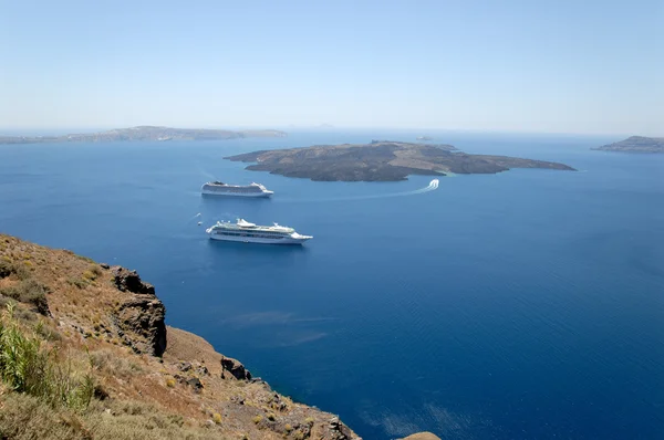 View over the Caldera, Santorini Greece — Stock Photo, Image
