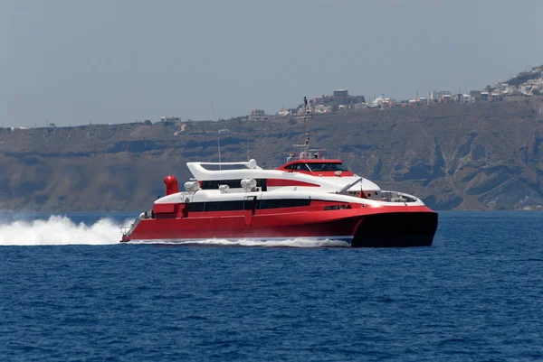 Velocidade ferry boat na Grécia — Fotografia de Stock