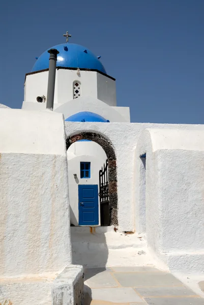 Templom-Santorini-sziget, Görögország — Stock Fotó