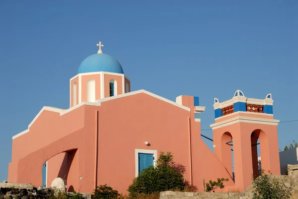 Kyrkan i santorini, Grekland — Stockfoto
