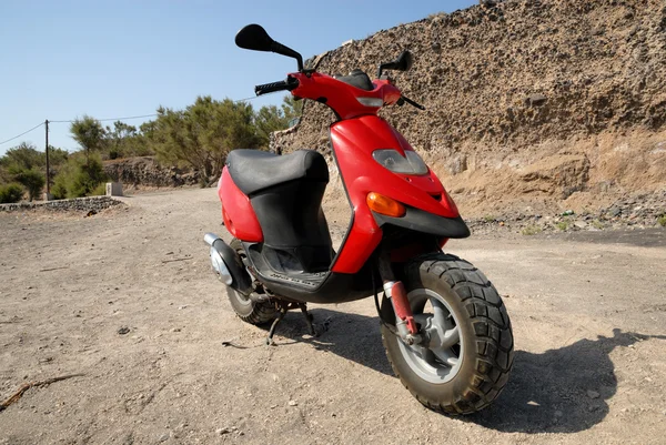 Red scooter — Stock Photo, Image