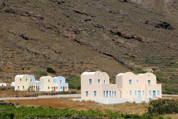 Nouveaux bâtiments à Santorin, Grèce — Photo