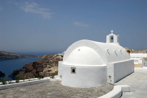 Εκκλησία στη Σαντορίνη, Ελλάδα — Φωτογραφία Αρχείου
