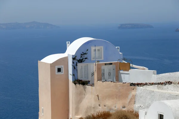 Dům v oia santorini Řecko — Stock fotografie