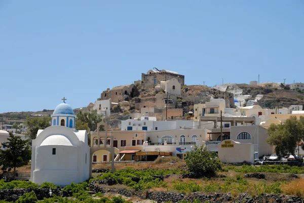 Dorf auf der Insel Santorini, Griechenland — Stockfoto