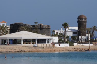 Caleta de Fuste, Canary Island Fuerteventura Spain clipart