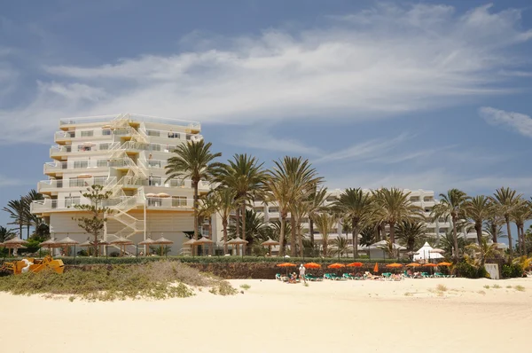酒店位于金丝雀岛富埃特文图拉，西班牙 — 图库照片