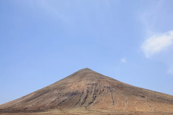 Vulcão na Ilha das Canárias Fuerteventura, Espanha — Fotografia de Stock