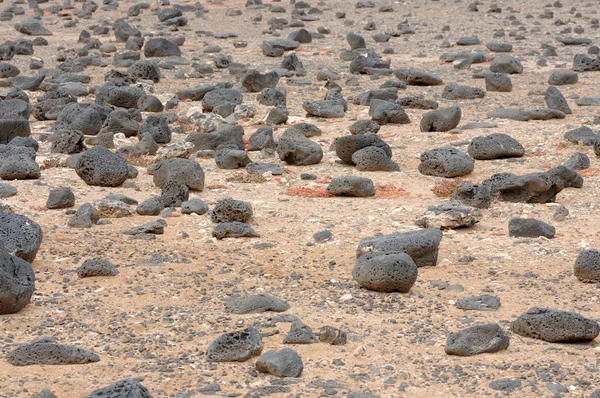 Czarne kamienie wulkaniczne — Zdjęcie stockowe