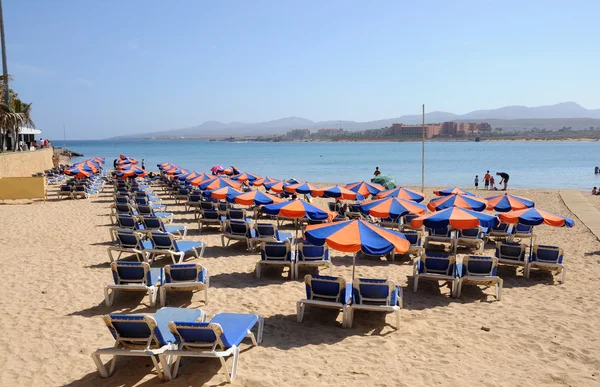 Beach caleta de fuste, fuerteventura, Spanyolország — Stock Fotó