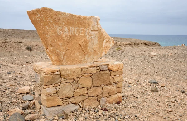 Playa de Garcey vicino a Pajara, Fuerteventura Isole Canarie — Foto Stock