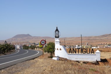 Village Antigua on Canary Island Fuerteventura, Spain clipart