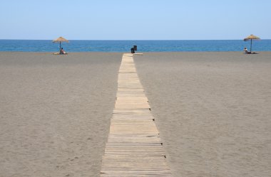 Beach in Gran Tarajal, Canary Island Fuerteventura, Spain clipart