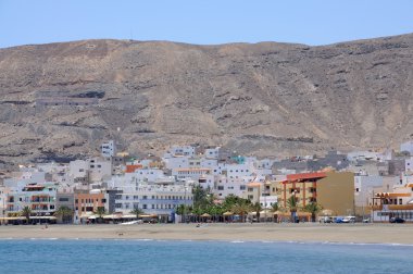 Town Gran Tarajal, Canary Island Fuerteventura, Spain clipart