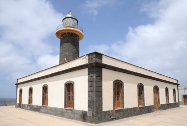 Lighthouse Punta de Jandia on Fuerteventura clipart