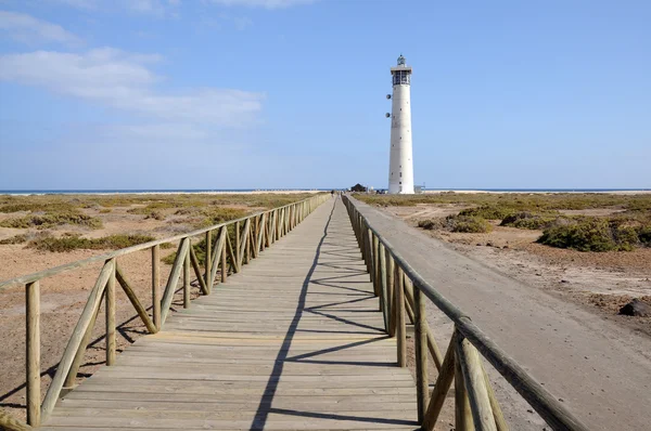 Farol Faro de Jandia, Fuerteventura Ilhas Canárias Espanha — Fotografia de Stock