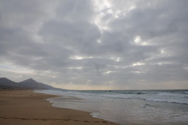 Strand cofete an der Westküste von Fuerteventura, Spanien — Stockfoto