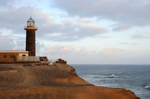 プンタ デ ハンディア、カナリー島フェルテベントゥラ島、スペインの灯台 — ストック写真
