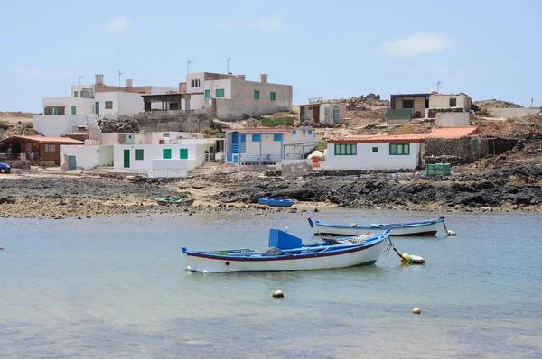 Halászati falu a Kanári sziget fuerteventura, Spanyolország — Stock Fotó