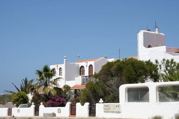 Lakó épület Kanári sziget fuerteventura, Spanyolország — Stock Fotó