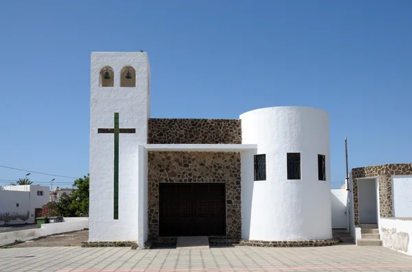 Церковь на Канарском острове Фуэртевентура, Испания — стоковое фото