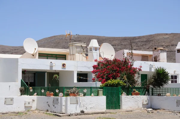 Dom na Kanaryjskie wyspy fuerteventura, Hiszpania — Zdjęcie stockowe