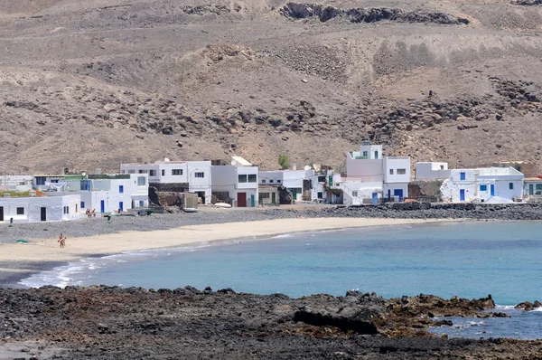 Fishing Village Pozo Negro, Ilha Canária Fuerteventura, Espanha — Fotografia de Stock