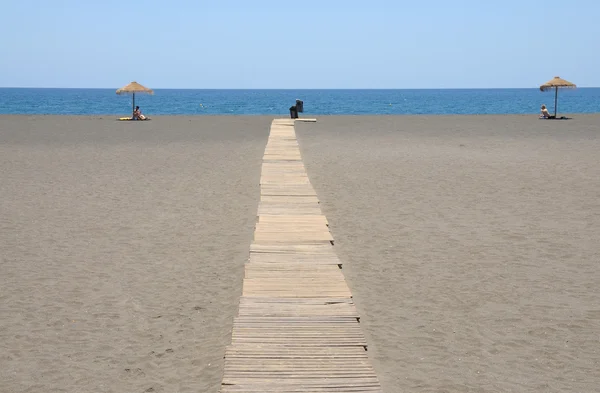 在西班牙 tarajal，加那利岛、 富埃特文图拉格兰的海滩 — 图库照片