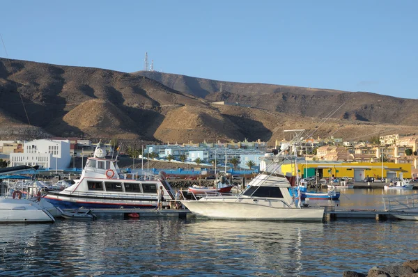 Marina v morro jable, Kanárské ostrov fuerteventura, Španělsko — Stock fotografie