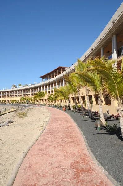 Hotel v letovisku na Kanárské ostrov fuerteventura, Španělsko — Stock fotografie