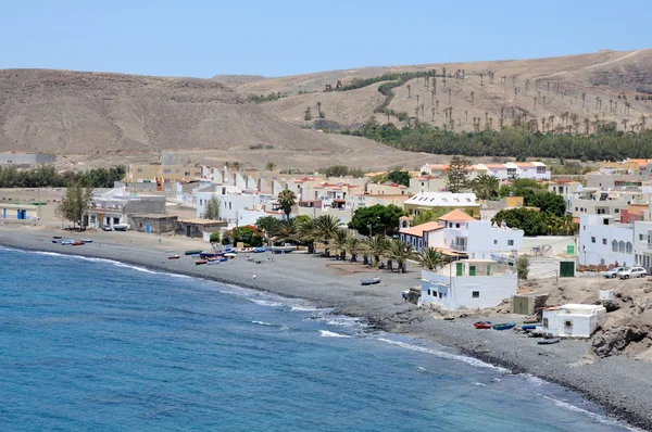 Visserij dorp la lajita, Canarische eiland fuerteventura, Spanje — Stockfoto