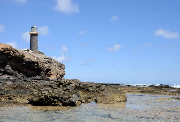 Deniz feneri punta de jandia, fuerteventura — Stok fotoğraf