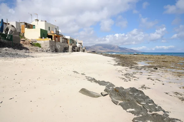 Aldeia piscatória Puerto de la Cruz, Ilha Canária Fuerteventura, Espanha — Fotografia de Stock