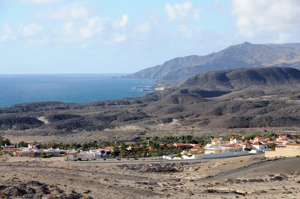 Dorp la pared op Canarische eiland fuerteventura, Spanje — Stockfoto