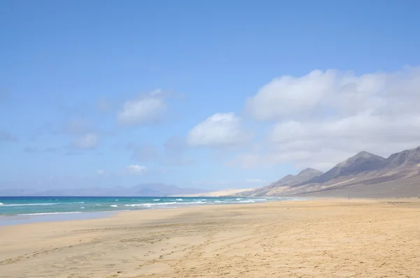 Playa de cofete, Kanaryjskie wyspy fuerteventura, Hiszpania — Zdjęcie stockowe