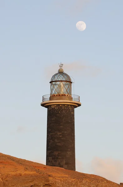 カナリアの灯台プンタ デ ハンディア島フェルテベントゥラ島、スペイン — ストック写真