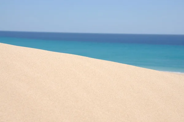 Dune on Canary Island Fuerteventura, Espanha — Fotografia de Stock