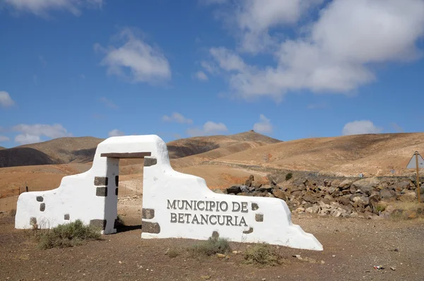 Municipio de Betancuria, Fuerteventura, Spain — стоковое фото