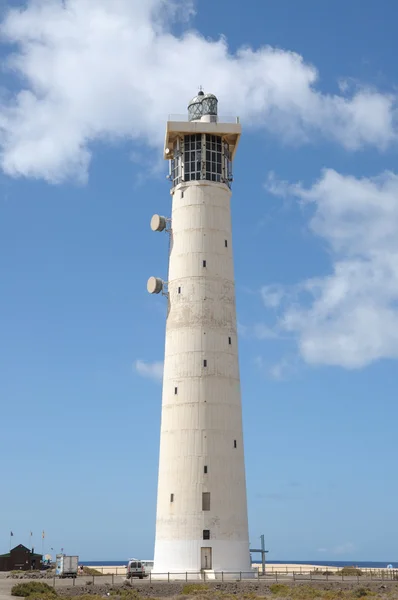 Leuchtturm in jandia playa, fuerteventura spanien — Stockfoto