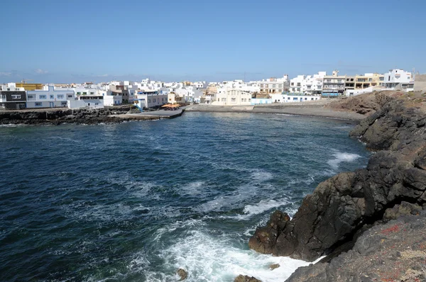 Aldeia de pescadores El Cotillo. Fuerteventura, Espanha — Fotografia de Stock