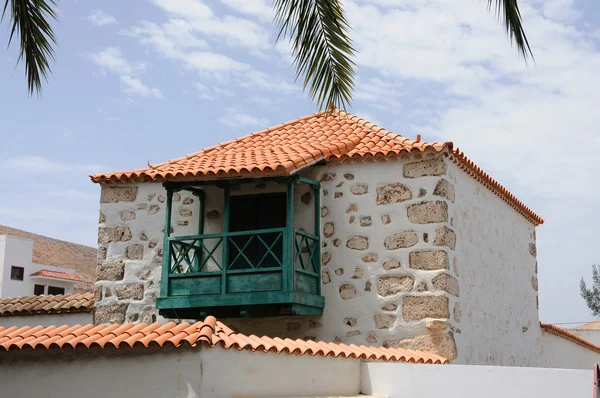 Hagyományos építészet Pongrácz Éva, fuerteventura, Spanyolország — Stock Fotó