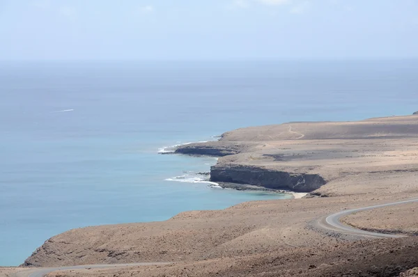 Kusten av kanariska ön fuerteventura, Spanien海岸的金丝雀岛富埃特文图拉，西班牙 — Stockfoto