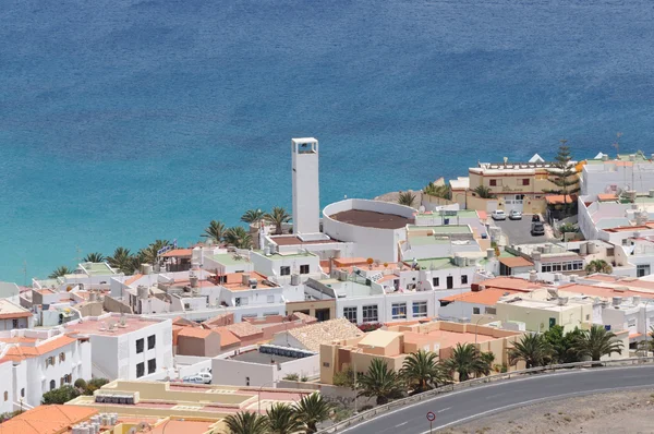 Město morro jable, kanárském ostrově fuerteventura — Stock fotografie