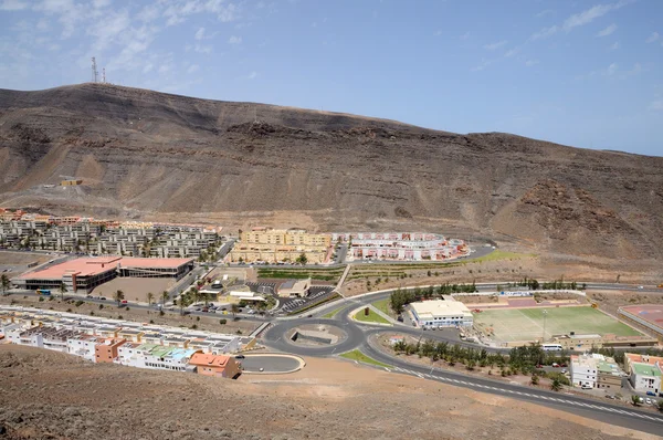 Town Morro Jable, Canary Island Fuerteventura, Espanha — Fotografia de Stock