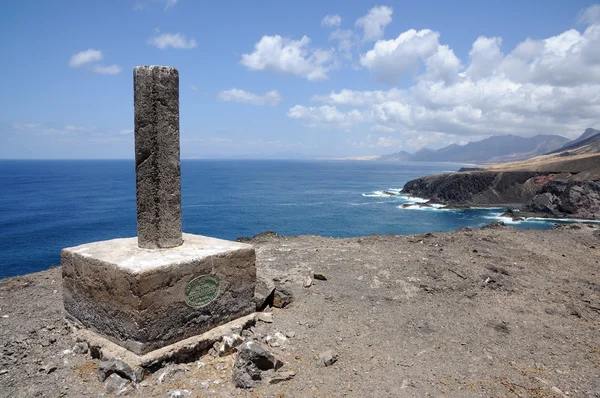 Felsige Westküste der kanarischen Insel Fuerteventura — Stockfoto